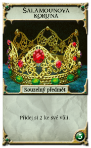 Desková hra Talisman - karta Šalamounova koruna