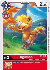 agumon digimon karta