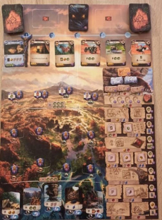 Desková hra Ztracený ostrov Arnak - hrací plocha
